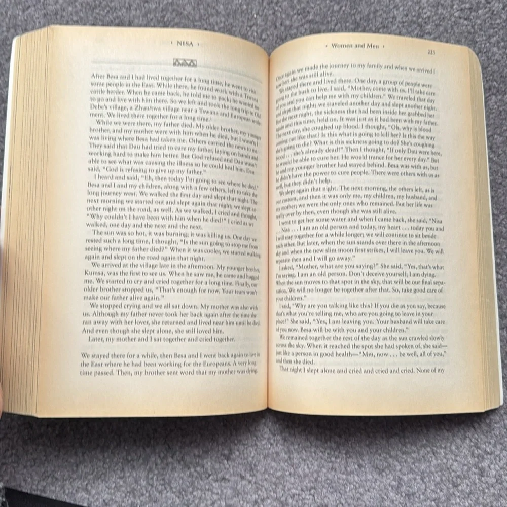 Nisa: The Life and Words of a Kung Woman by Marjorie Shostak Good Used Condition